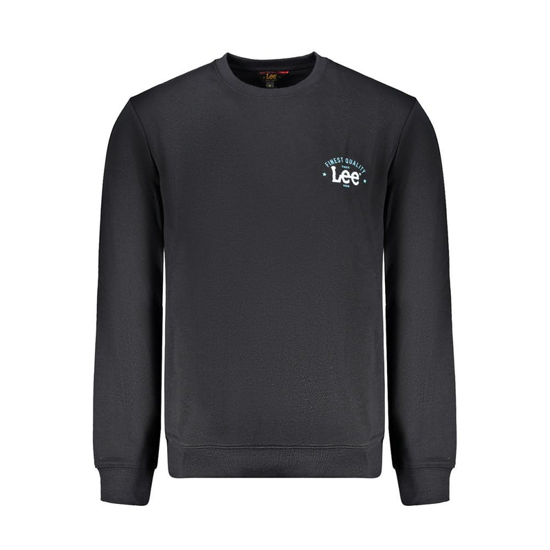 Lee Zwarte Katoenen Heren Sweater