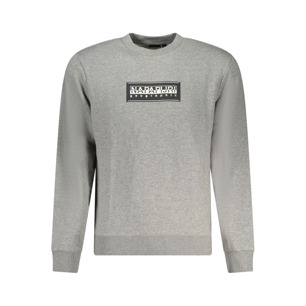 Pull en coton gris pour homme Napapijri