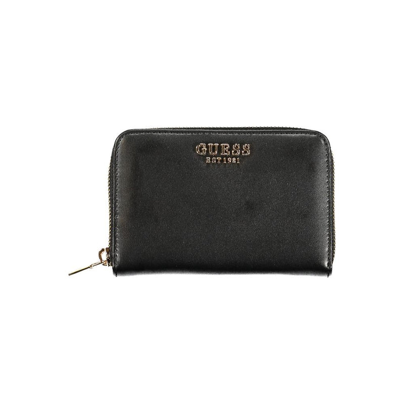 Guess Jeans Black Polyethylene Wallet - Stylish and Functional