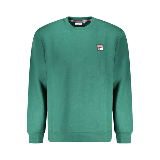 Fila groene katoenen herensweater