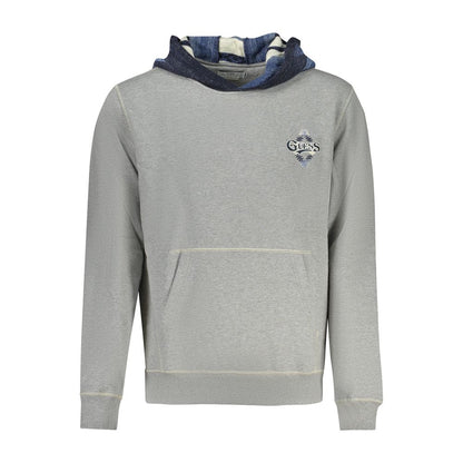 Pull en coton gris Guess Jeans pour homme