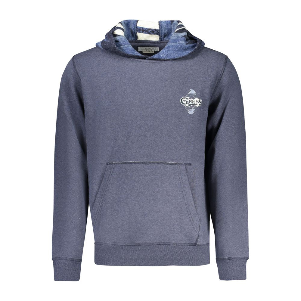 Pull en coton bleu Guess pour homme
