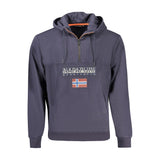 Pull en coton bio bleu pour homme Napapijri