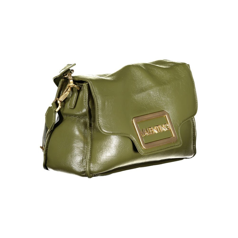 Mario Valentino Green Polyethylene Handbag - Élégante et Fonctionnelle
