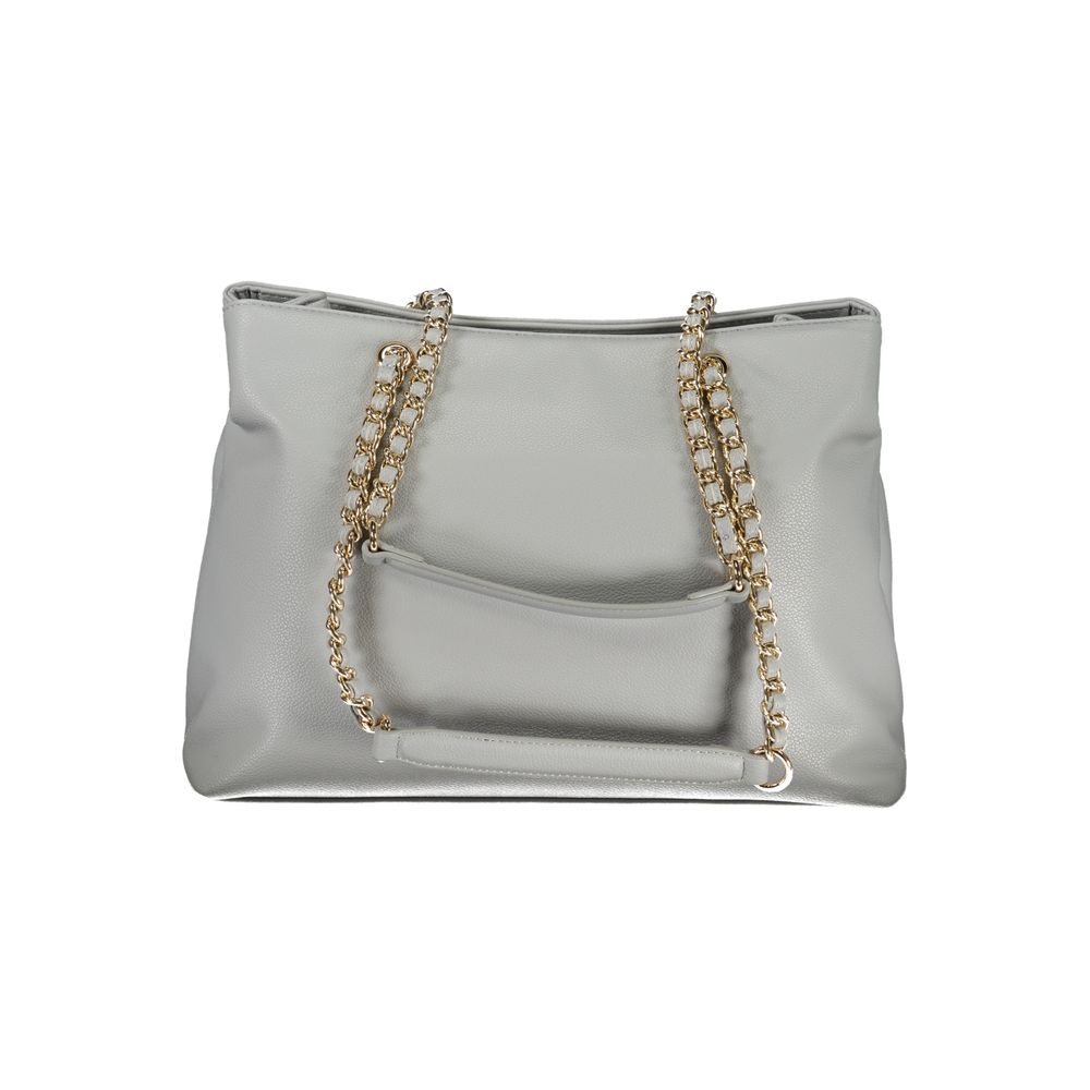 Mario Valentino Sac à main en polyéthylène gris - Élégant et fonctionnel