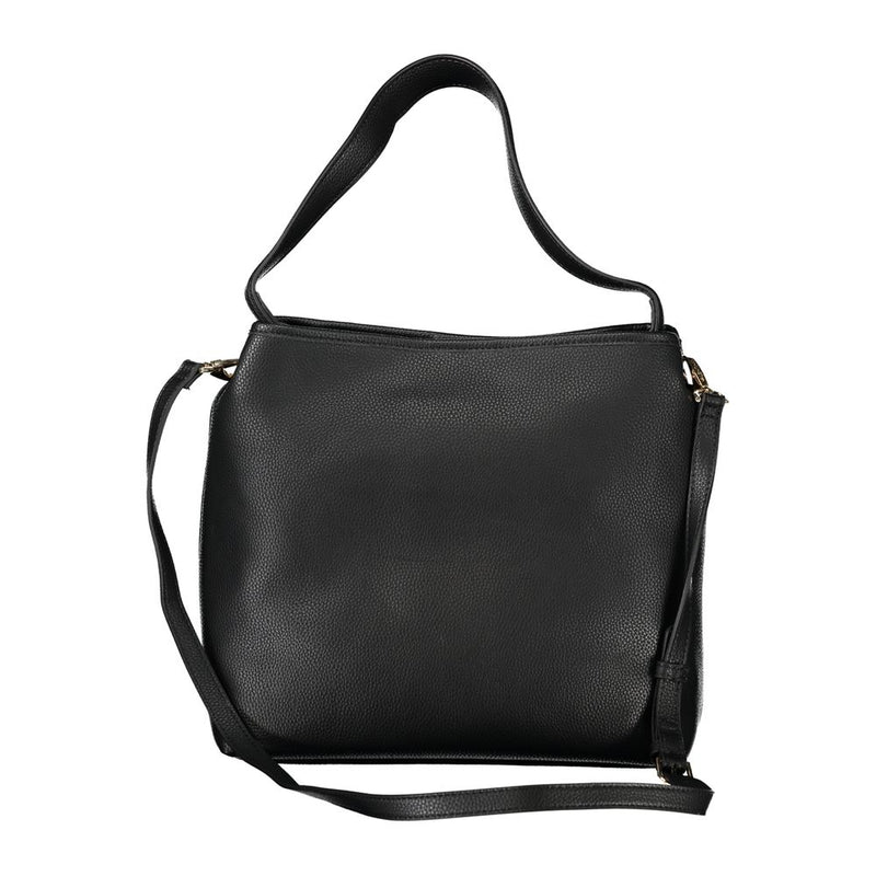 Mario Valentino Black Polyethylene Handbag - Elegance and Functionality