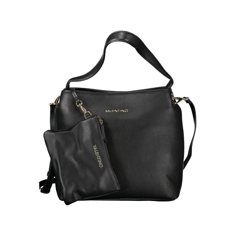 Mario Valentino Black Polyethylene Handbag - Elegance and Functionality