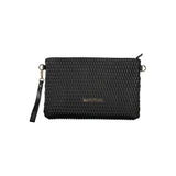 Mario Valentino Black Polyethylene Handbag with Removable Sleeve