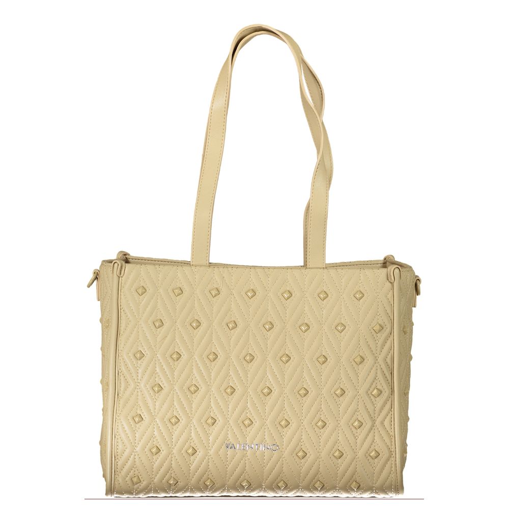 Mario Valentino Sac à main beige en polyester - Élégant et fonctionnel