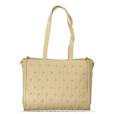 Mario Valentino Sac à main beige en polyester - Élégant et fonctionnel