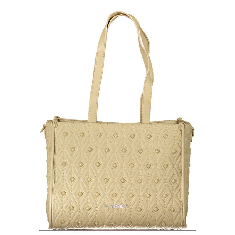 Mario Valentino Beige Polyester Handbag - Stylish & Versatile