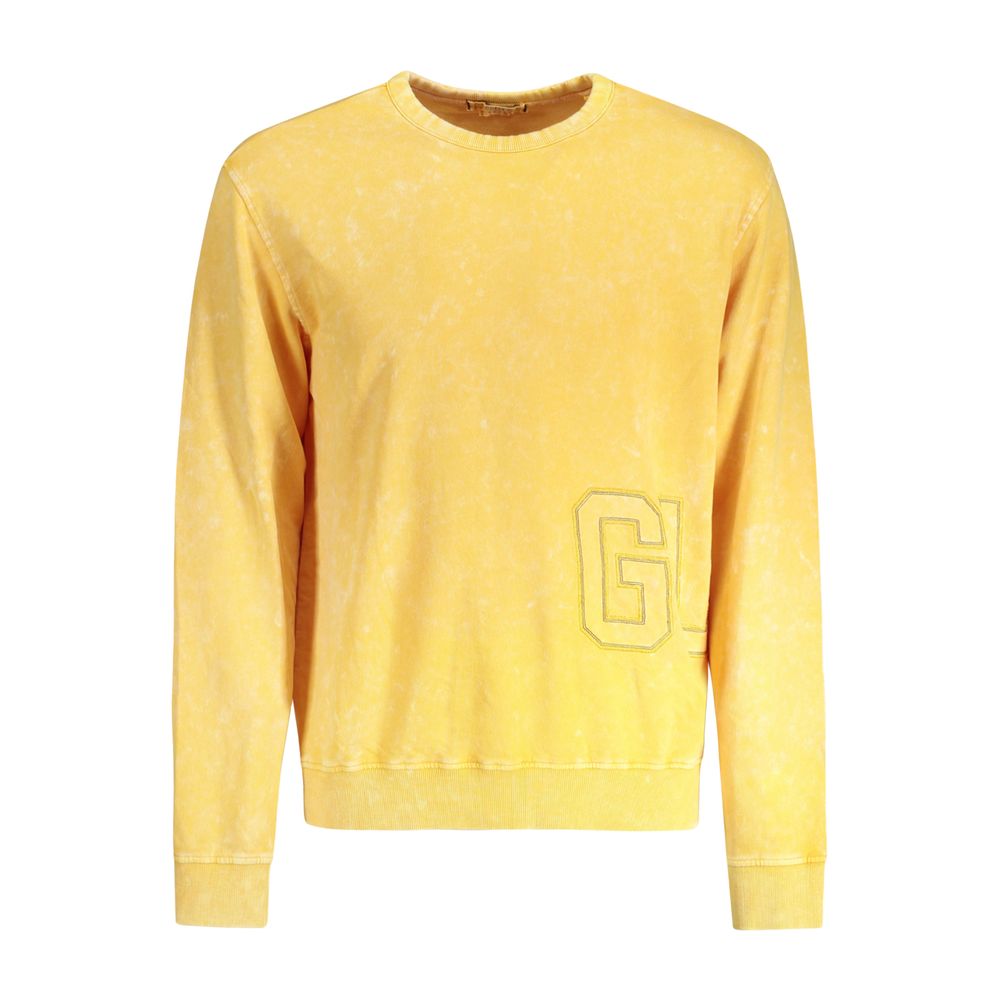 Pull en coton jaune Guess pour homme