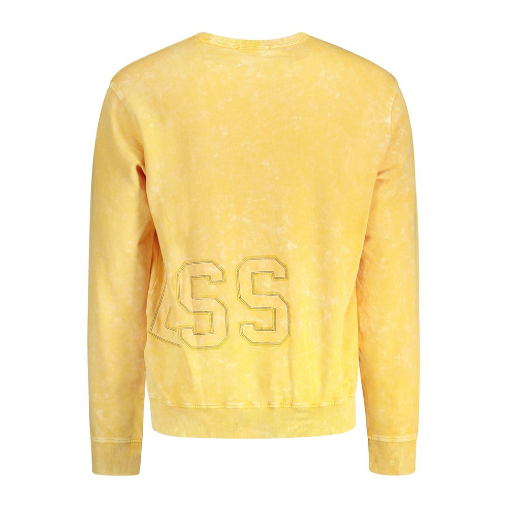 Pull en coton jaune Guess pour homme