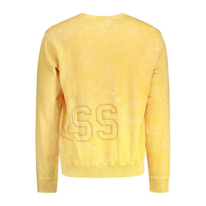Pull en coton jaune Guess pour homme