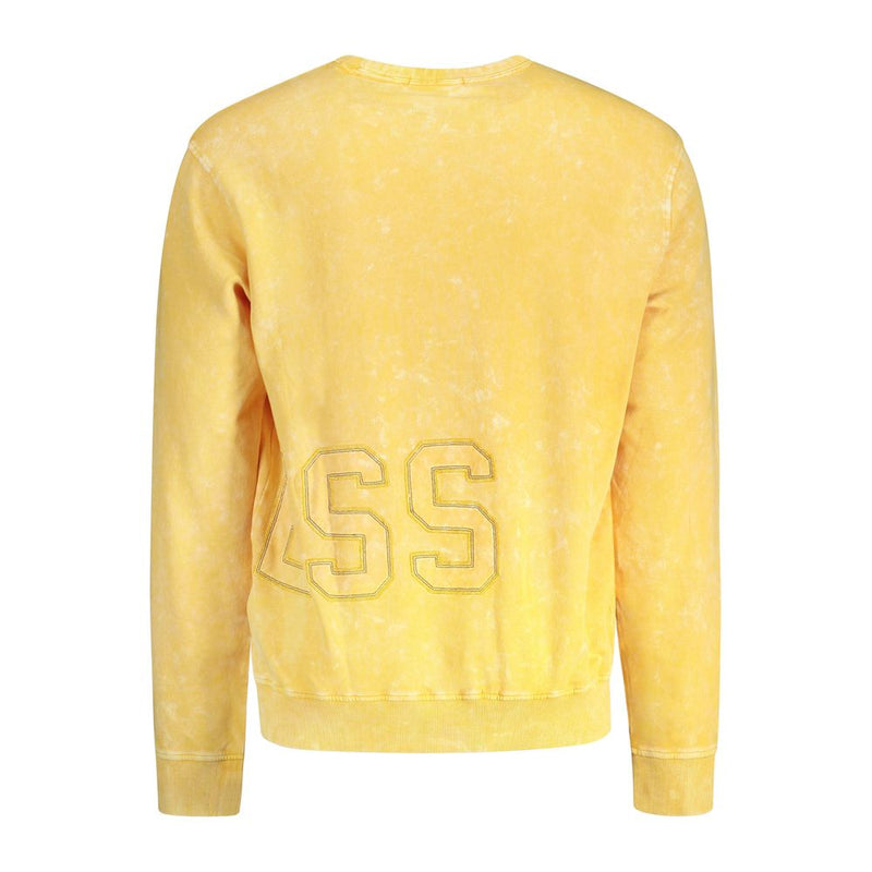 Guess Jeans Gele Katoenen Heren Sweater