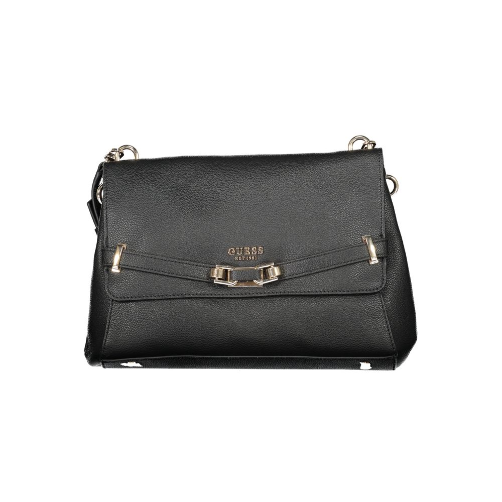 Sac à main en polyéthylène noir Guess Jeans - Modèle Silvye