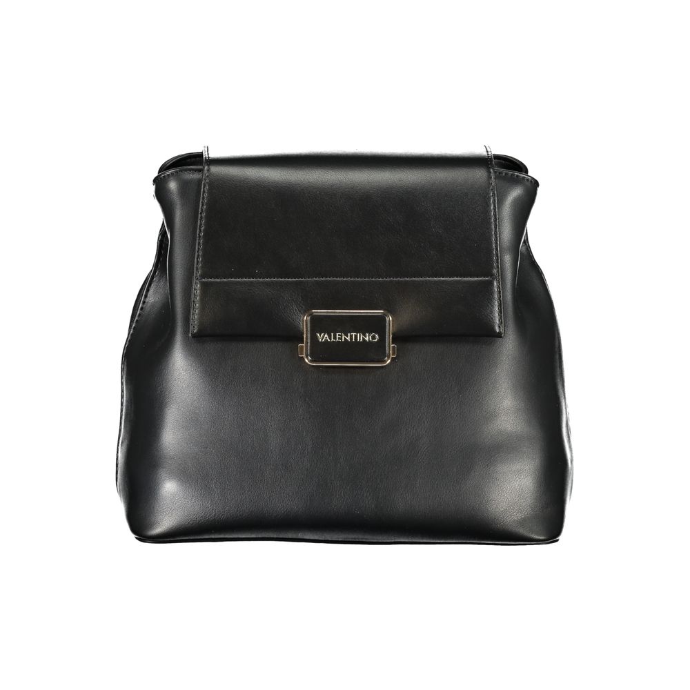 Mario Valentino Black Polyethylene Backpack - Stylish & Functional