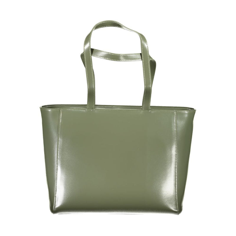 Mario Valentino Green Polyethylene Handbag - Luxe Écologique