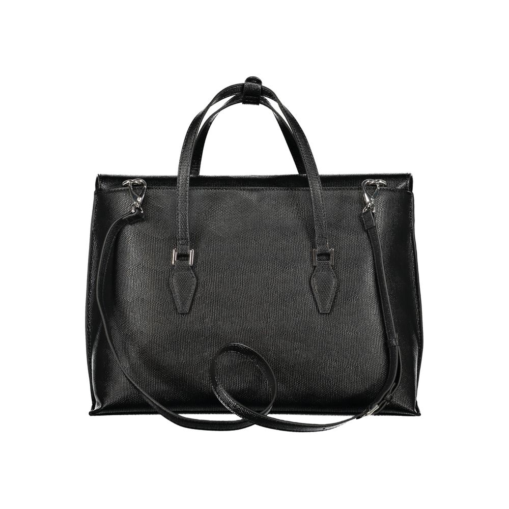 Mario Valentino Black Polyethylene Handbag - Stylish & Eco-Friendly