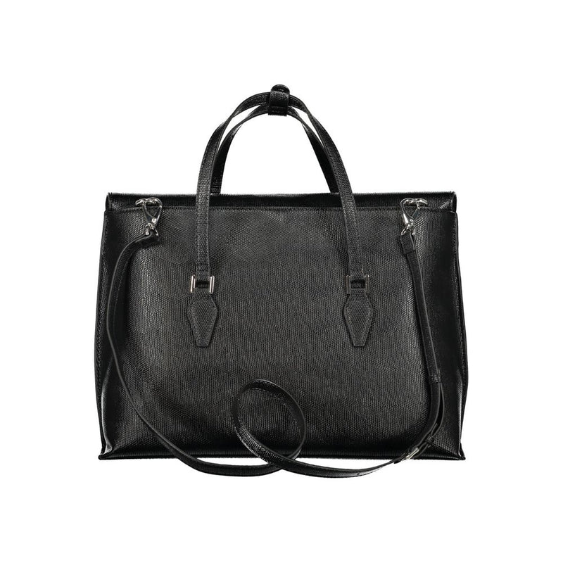 Mario Valentino Black Polyethylene Handbag - Élégant et Écologique