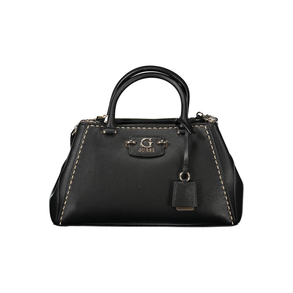 Guess Jeans Black Polyethylene Handbag - Élégante et Polyvalente