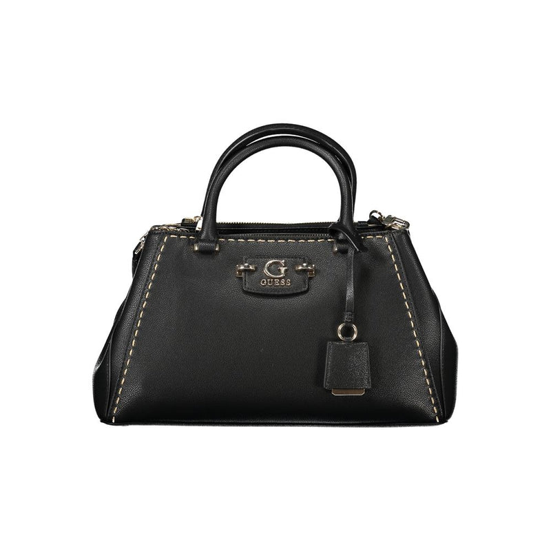 Guess Jeans Black Polyethylene Handbag - Élégante et Polyvalente