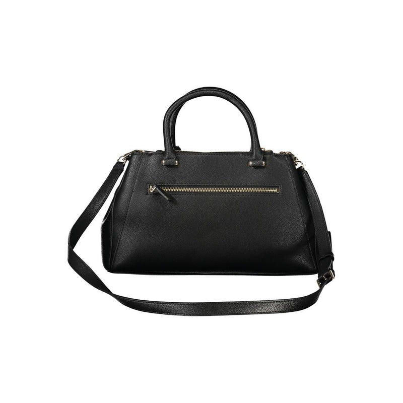 Guess Jeans Black Polyethylene Handbag - Élégante et Polyvalente