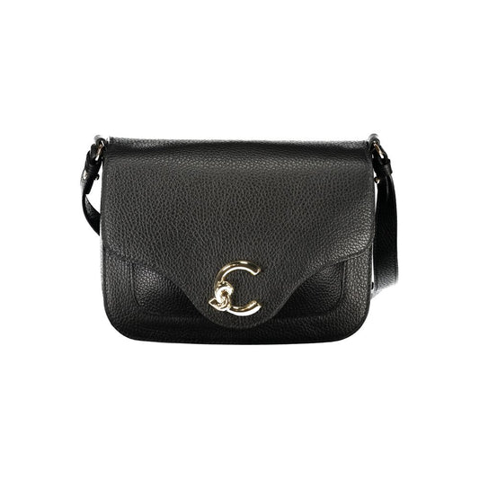 Sac à main en cuir noir Coccinelle