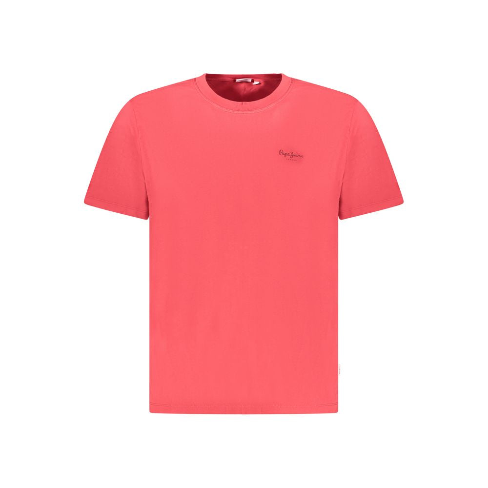 T-shirt en coton rouge Pepe Jeans
