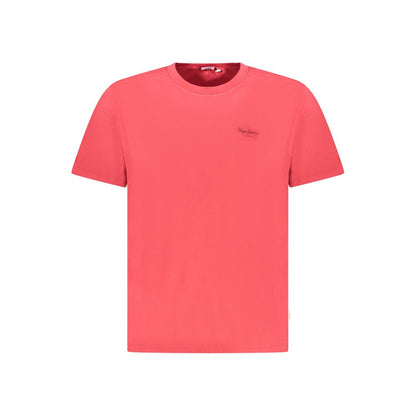T-shirt en coton rouge Pepe Jeans