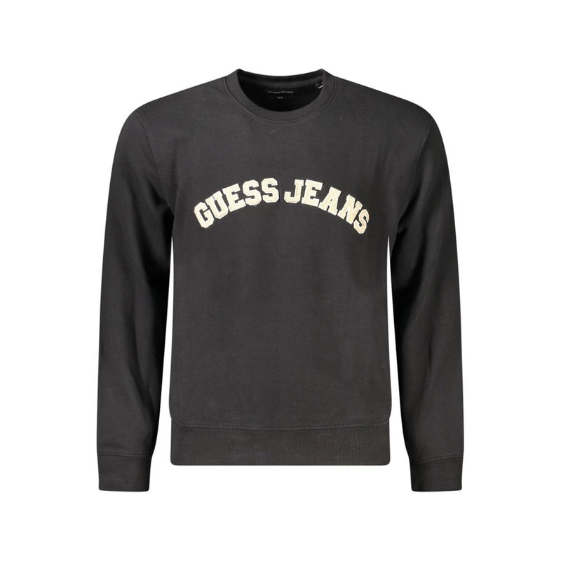 Guess Jeans Zwarte Katoenen Heren Sweater