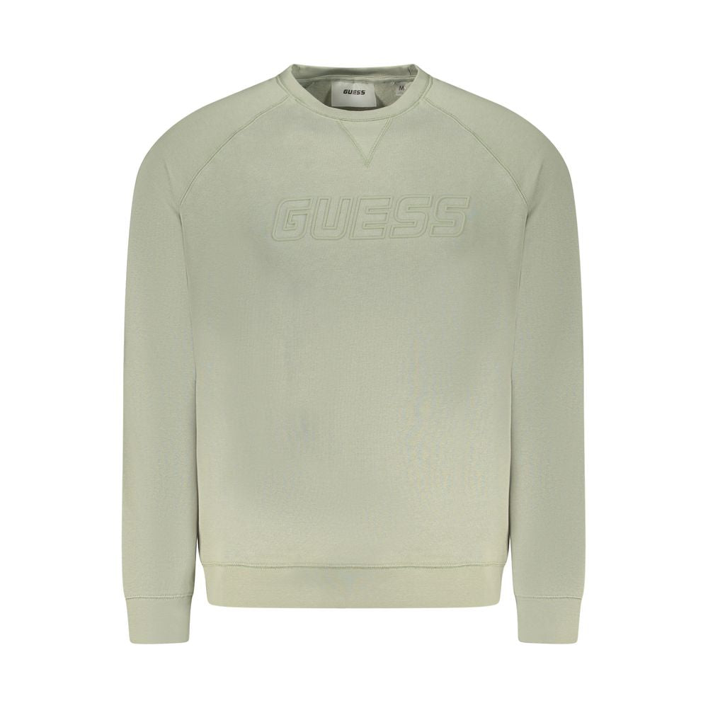 Pull en coton vert Guess Jeans pour homme