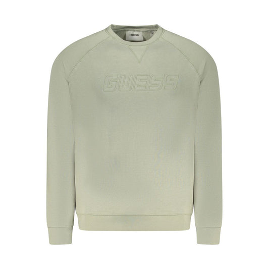 Pull en coton vert Guess Jeans pour homme