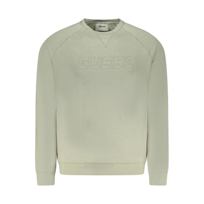 Pull en coton vert Guess Jeans pour homme