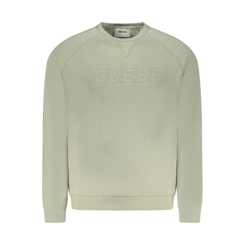 Guess Jeans Groene Katoenen Herentrui