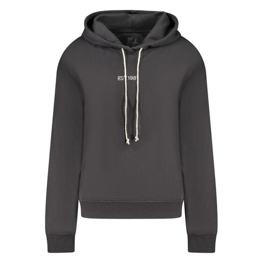 Guess Jeans Black Cotton Women Sweater - Stylish & Comfortable