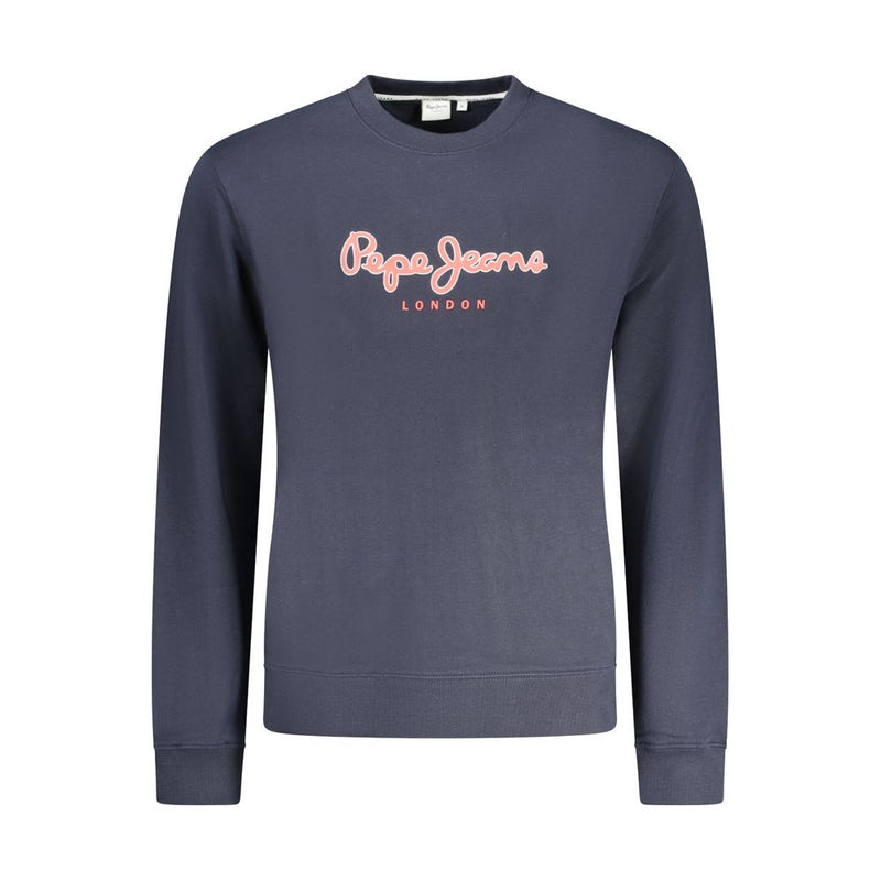 Pepe Jeans blauwe katoenen herensweater