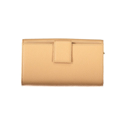 Portefeuille en cuir marron Coccinelle