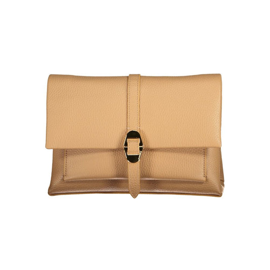 Sac à main en cuir marron Coccinelle