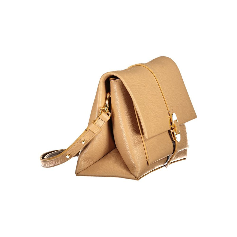 Coccinelle Dorian Sac à Main en Cuir Marron - Élégant et Polyvalent