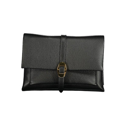 Sac à main en cuir noir Coccinelle