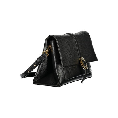 Sac à main en cuir noir Coccinelle