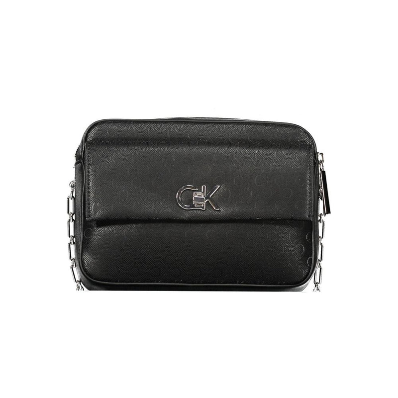 Calvin Klein Black Polyester Handbag - Écologique et Élégant