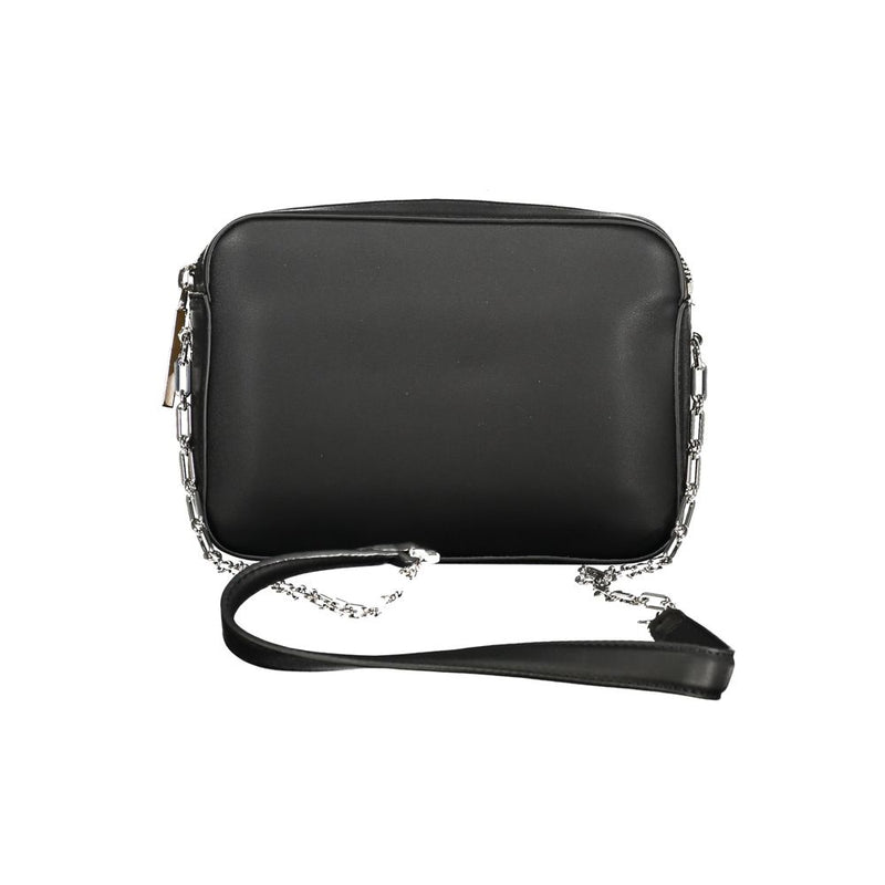 Calvin Klein Black Polyester Handbag - Écologique et Élégant