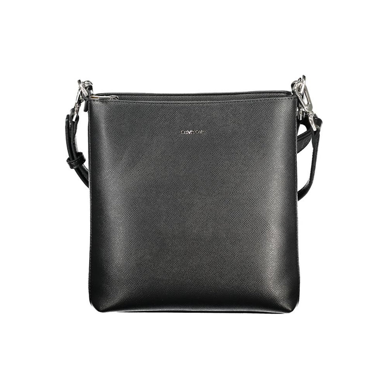 Calvin Klein Black Polyester Handbag - Eco-Friendly and Stylish