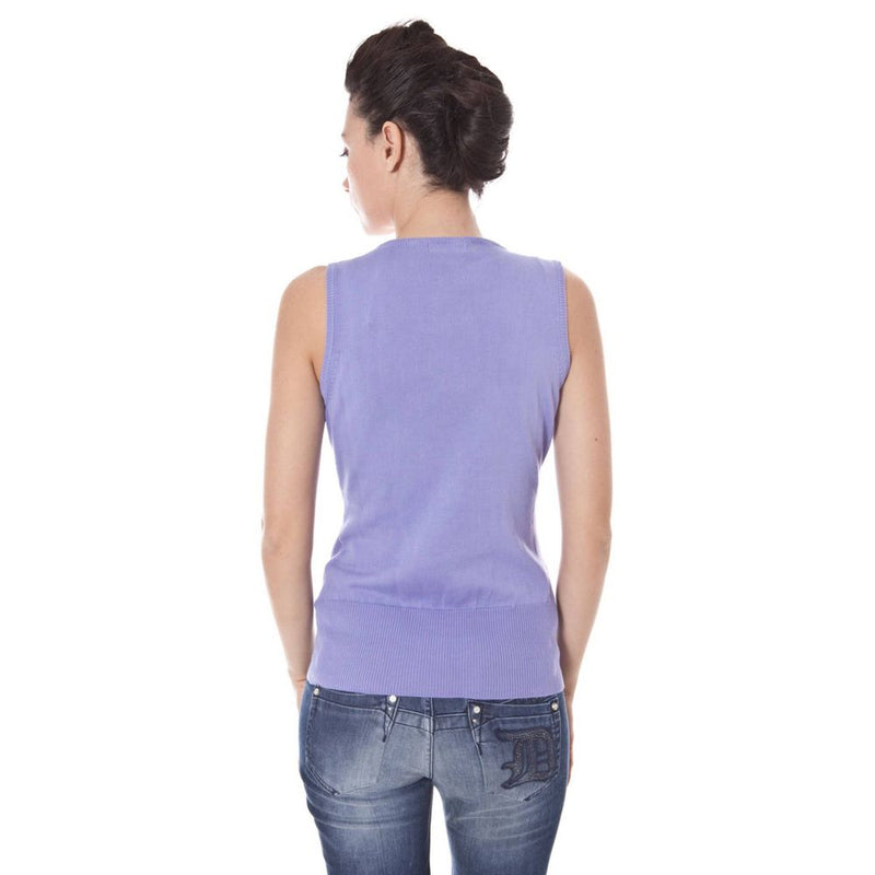 Datch Purple Cotton Sweater - Stylish Comfort for Every Occasion