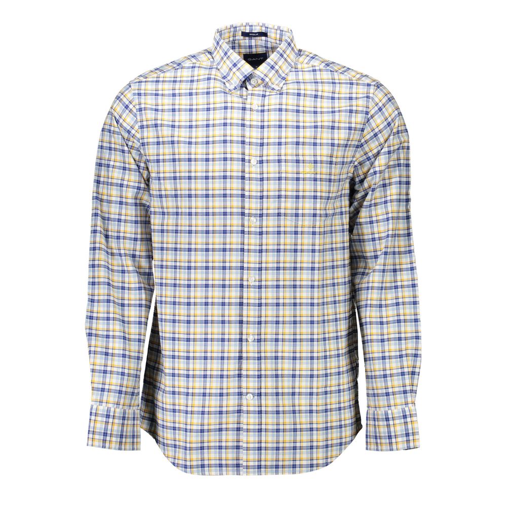 Chemise en coton jaune Gant
