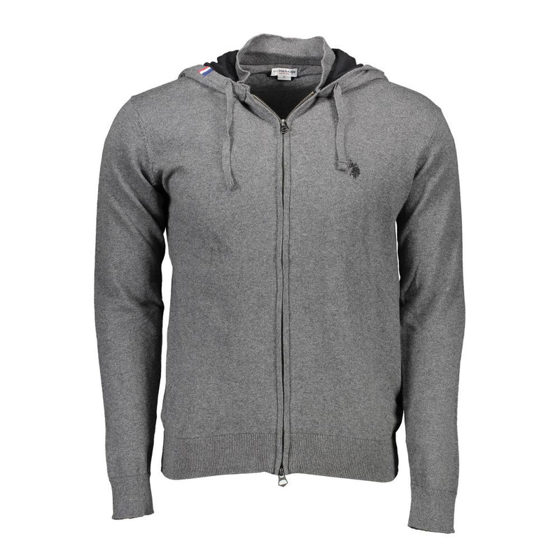 US POLO ASSN. Grijze katoenen trui