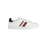 Tommy Hilfiger White Polyester Sneaker for Men - Sustainable Style
