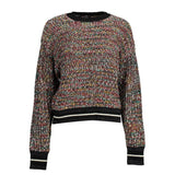 Desigual Black Polyester Sweater - Élégant et Confortable